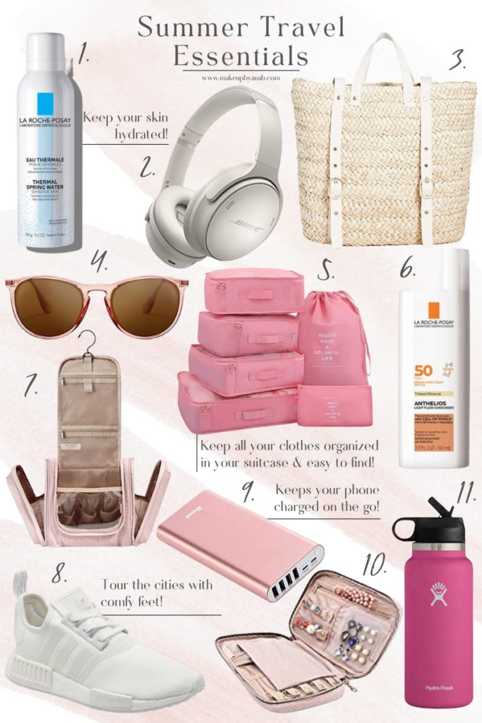Summer Travel Essentials - Makeup by Ana B